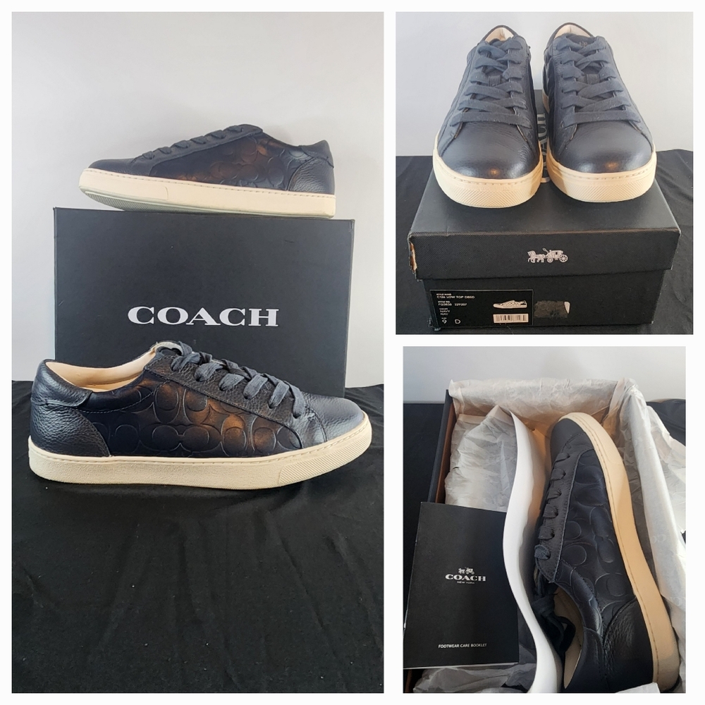 Coach Sneakers size 9, Navy